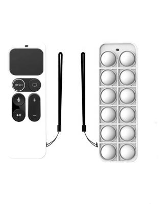 China New Shockproof Universal Silicone Remote Control Cover Case Use For 4K TV 4th/5th Cover Remote Control Case for sale