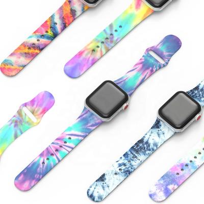 China Hot Selling Fashion Silicone Smart Watch Band Soft Sports Wristband Rubber Band For Fashion Watch 6 5 4 3 for sale