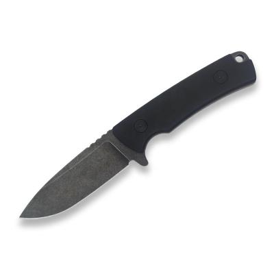 China China Factory Non-variable Blade Outdoor Fixed Blade Camping Survival Black Coated Stainless Steel Knife for sale