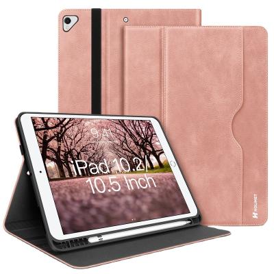 China Stand Auto-sleep Magnetic Function For ipad 10.2/10.5 Inch protective sleeve PU Leather with Pencil Slot Tablet computer protection sleeve for sale