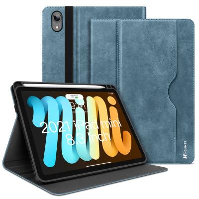 China Mini Stand Auto-sleep Function Magnetic Apple Case For iPad Mini 6th Case 8.3 Inch With Pencil Holder PU Leather Cover Case For iPad Tablet Auto Sleep&Wake for sale