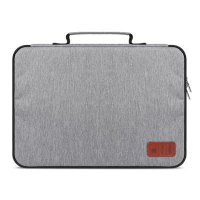 China High Quality Laptop Sleeve Bag Cover Case Briefcase 11 13 14 15 6 Inch For Apple Mac Pro Macbook Gray OEM Customized Logo Style for sale