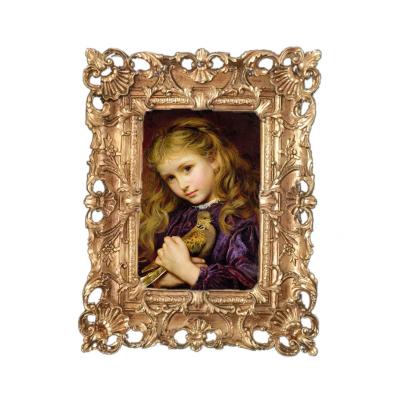 China HOME DECORATION Custom Size Custom Design Ornament Polyresin Photo Home Frame Decorating Empty Picture Frames Wholesale for sale