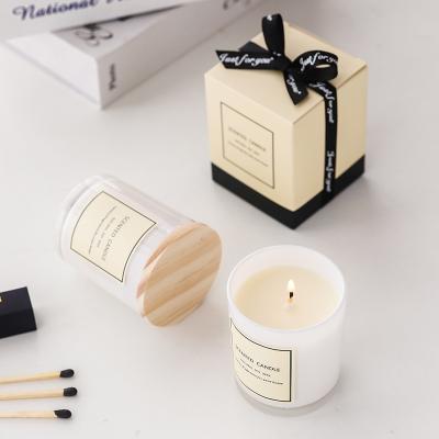 China Home Decor Scented Candle Pillar Candles Wholesale Luxury Scented Private Label Candles Scented Bulk Aromatherapy Scented Candle In Glass Jar for sale