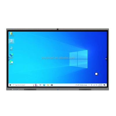 China 65 75 85 Inch Multi Display Smart Classroom LCD Finger Touch Screen Electronic Digital Interactive Whiteboard 65 Inch for sale