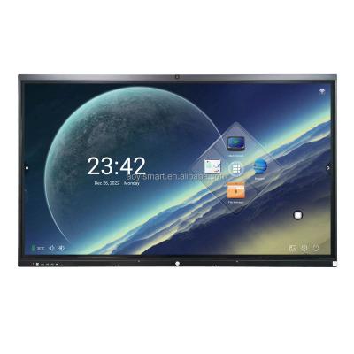 China 65 75 85 100 Inch Multi Display Smart Classroom LCD Finger Touch Screen Electronic Digital Interactive Whiteboard 65 Inch for sale