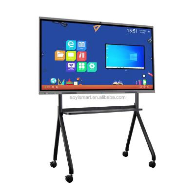 China 65 75 86 100 inch 65 inch multi-touch smart interactive digital whiteboard flat panel price for sale