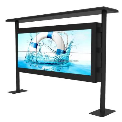 China Double Small Street Indoor Light Screen Outdoor Waterproof Advertise Player Kiosk Digital Signage LCD Display Advertising Screen for sale