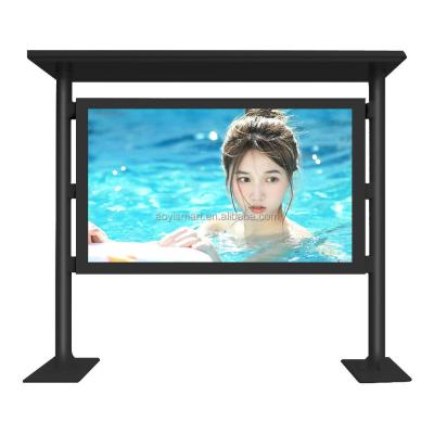 China 65 Inch Dual Sided Screen Advertising Player Kiosk Digital Signage LCD Display Indoor Outdoor Waterproof Ip65 for sale