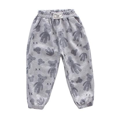 China Color Fade Proof 2021 Girls Sweatpants Casual Sports Pants Set for sale