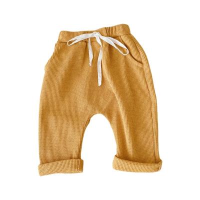 China Fall Color Fade Proof Infant New Men's And Women's Baby Mid-Rise Pants for sale