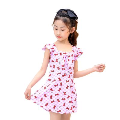 China New Summer Breathable Girls One Piece Swimsuit for sale