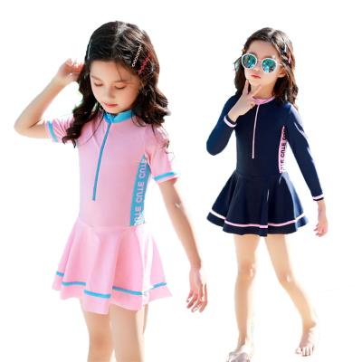 China New style QUICK DRY one-piece summer soft high quality children's swimsuit for sale