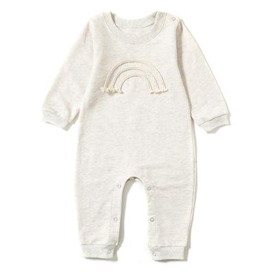 China 100% Cotton Autumn/Winter Baby Overalls Round Neck Chenille for sale