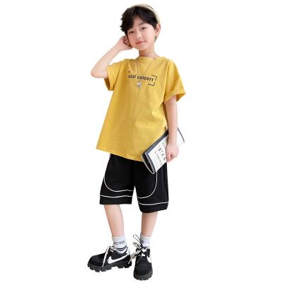 China 2021 New Casual Children's Short Suit Boy's Clothing Set for sale