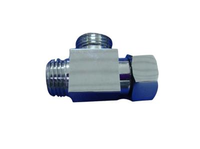 China Zinc Handle Shut Off 3 Way Diverter Shower Valve For Toilet Bidet T Connector for sale