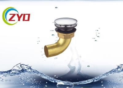 China Brass Bathroom Bathtub Sink Drain Pipe Pop Up Drainage Waste Pipe for sale