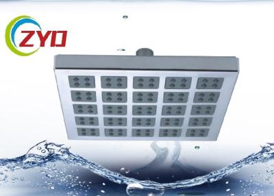 China Optional Color Overhead Rain Shower , Various Size Flush Mounted Rain Shower Head for sale