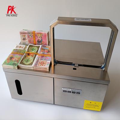 China Automatic Wrap Machine Food Tie Tabletop Vegetables Tying Machine Band Machine For Incense for sale