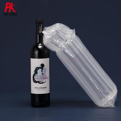 China Eco-friendly Wine Bottle Large Inflatable Glass Bottles Anti-shock Packaging Shipping Air Column Bag for sale