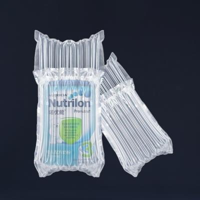 China Eco - Friendly Air Column Bag Bubble Packaging For Milk Powder Packing Fill Airbag for sale