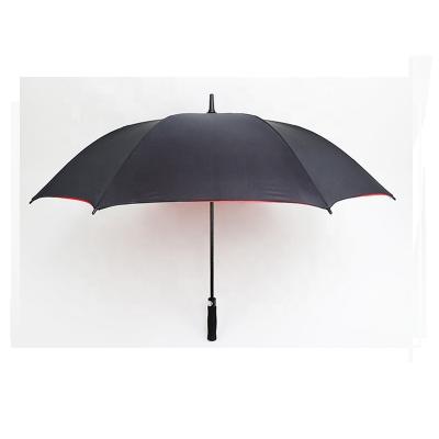 China Disassembly 27inch Double Layer Fiberglass Golf Auto Open Windproof Umbrella for sale