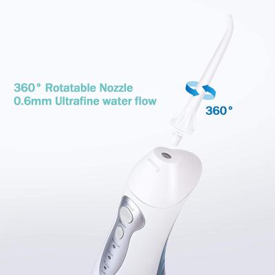 China Portable Wireless Dental Irrigator 300ml Water Flosser Oral Oral Irrigator USB Rechargeable Water Flosser for sale