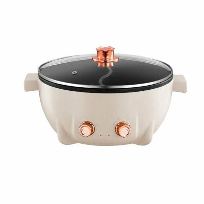 China Hotel New Design Multifunctional Electric Hot Pot Frying Pan Electric Korean Bbq Grill Multi Cooker for sale