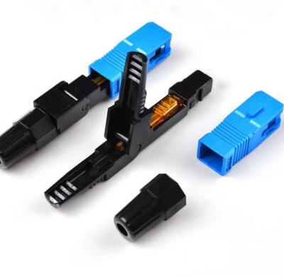 China FTTH Network Cheap Price Fast Ship Fast Connector Fiber Optic SC/UPC Assembly Single Mode Waterproof Fast Connector for sale