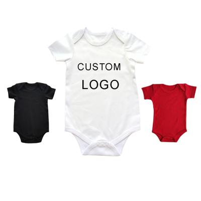 China Onesie Baby Onesie 100% Cotton Blank Wholesales New Born Baby Clothes Baby Rompers for sale