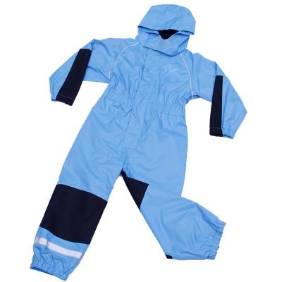 Chine Les enfants de mode pleuvoir le costume à capuchon de pluie de mode d'enfants de salopette d'unité centrale de marine imperméable de combinaison de sports en plein air de vitesse à vendre