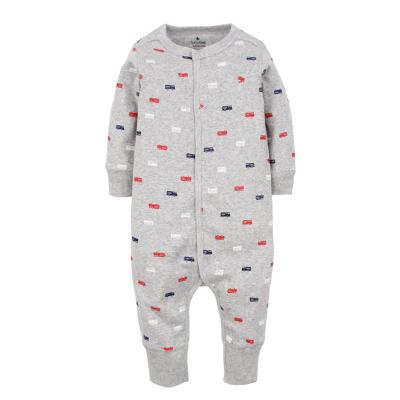 China Fashion newborn baby spring coverall high quality long sleeve printed romper comfort & soft clothing for sale