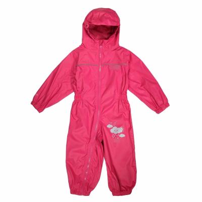 Chine Usage de bonne qualité de pluie d'unité centrale de l'habillement de pluie des enfants fonctionnels extérieurs de vitesse de barboteuse de costume à capuchon solide imperméable de pluie à vendre