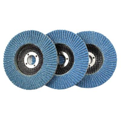 China 125mm Metal Metal Zirconium Oxide Fin Disc For Polishing And Grinding Metal for sale