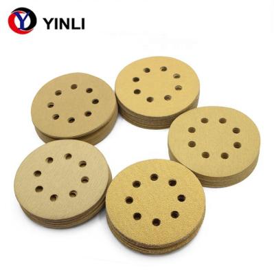 China Metal Abrasive Round Disc Sand Polishing Sanding Automotive Paper YINLI for sale