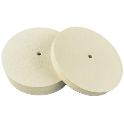 China Mirror Polish Customized Australia 100% Felt Polishing Disc Wool Felt Wheel for sale