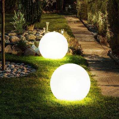 China 50CM Outdoor Garden Solar Sphere Lawn LED Ball Color Snow Globe Christmas Party Decoration Light Light for sale