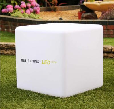 China 40cm LED Cube Furniture Beach Landscape Light Solar Outdoor Waterproof Party Light Lawn Terrace Garden Light Ws-4040s for sale