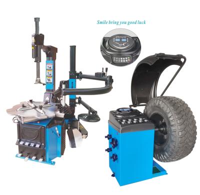 China the best tire switch helper arm and wheel counterweight combo machine STC990A/STB950A for sale