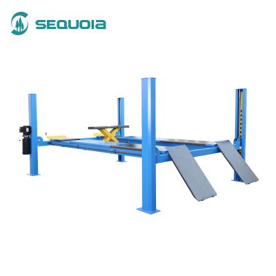 China Automobile Four Post Portable Lift 4000kg for sale