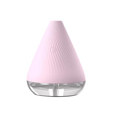 China Dual USB Essential Oil Diffuser Car Car Air Humidifier LED Light Mini H2O Jet Wireless Portable Mist Humidifier for sale