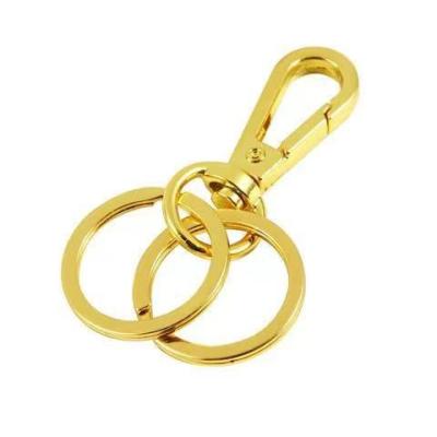 China Key Chain Ring Clip Ring Round Metal Metal Rings Hardware Key Ring Hardware Wholesale Zinc Alloy Accessories for sale