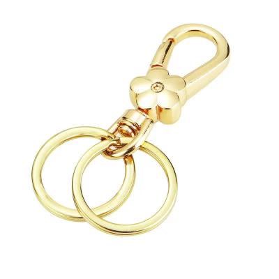 China Wholesale Diy Metal Ring Clip Ring Round Metal Key Chain Accessories Zinc Alloy Key Hardware Key Chain Rings for sale