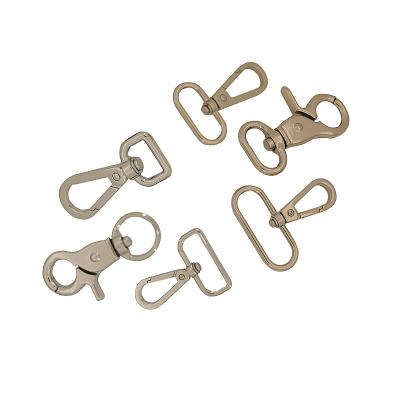 China High quality zinc alloy hook and loop hook and loop for handbag accessories for sale