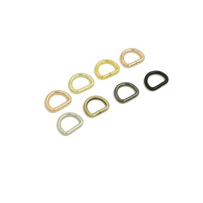 China Bag Parts Hardware Accessories Metal Buckle Handbag D Buckle Zinc Ring D Clip For Bag Hardware for sale