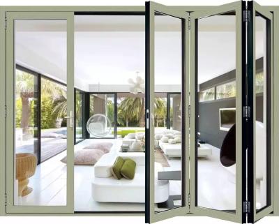 China Thermal Insulation PENJOY Space Saving Bi-fold Door for sale