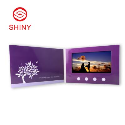 China High Quality China Advertising Video Book Sale LCD Brochure Video Brochure Printing for sale