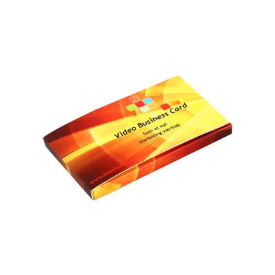 China Europe Fashion New Promotional Design Customized 2.4 Inch LCD Name Card Invitation Magnetic Video Business Card for sale