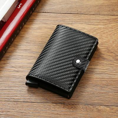 China Carteira RFID Wallet Customize Design Slim Coin Purse Purse ID Credit Card Holder Shorts PU Leather Slim RFID Wallet For Men for sale