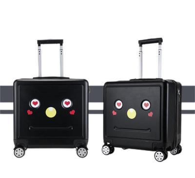 China Customized Logo Print Cartoon Face PC School\Long-distance Travel\Trolley Hard Shell Travel Luggage Suitcase etc. for sale